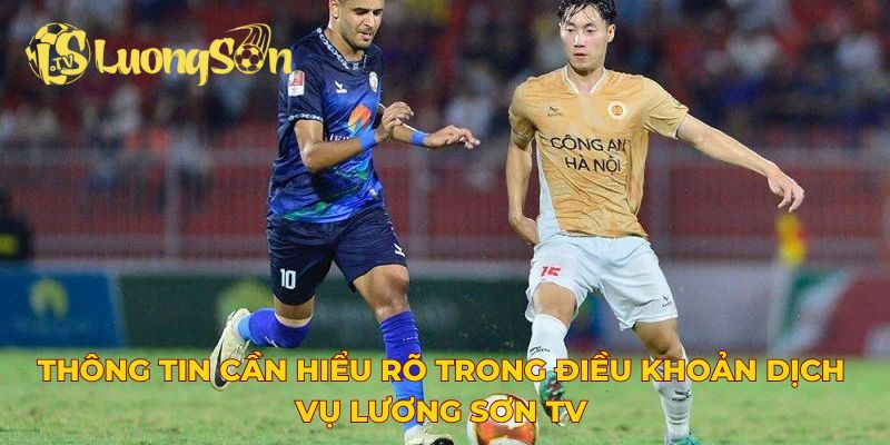Thông tin cần hiểu rõ trong điều khoản dịch vụ Lương Sơn TV